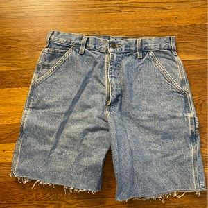 Carhartt distressed baggy shorts